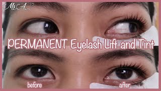 Permanent Eyelash Lift amp Tint Tutorial  Angelie Gonzalo [upl. by Obeng]