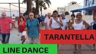 Tarantella  Pulcinella  Baile en Linea ★ Line Dance ★ Ballo di Gruppo ★ Choreo [upl. by Ardolino]