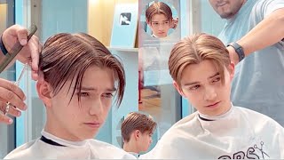 Corte de pelo tendencia  Tutoríal✅ leonardodicaprio frankiedejong kpop hairstyle hair cortes [upl. by Telford]