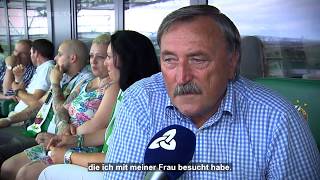 Antonin Panenka im Allianz Stadion [upl. by Ynaffik]