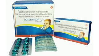 GLENMEDRYL Capsule Dextromethorphan Hydrobromide Chlorpheniramine Maleate amp Phenylephrine Capsules [upl. by Debby]