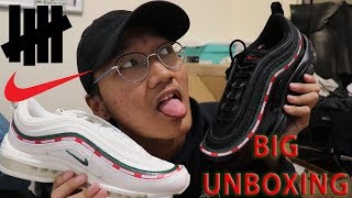 SEPOKAT  BIG UNBOXING Nike x Undefeated Air Max 97 OG  Hoodie GA TAHAN [upl. by Airekat902]