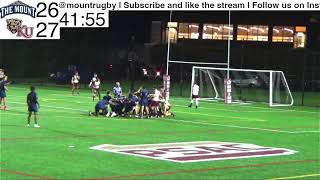 Mount Mens Rugby vs Kutztown [upl. by Khalin]