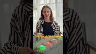 Homemory Multi Color Changing Tea Lights Check Comment homedecor colors lights [upl. by Aliza]