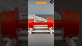 How do train wheels work in physics shrots railway indianrailways wheels knowledgeispower [upl. by Ttemme]