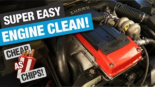 Cleaning Your Engine With Armorall Tyre Foam The Cheap amp Easy Way 🇦🇺 [upl. by Carpio340]