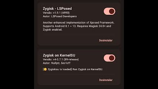 Como instalar o LSPosed e Zygisk no KernelSU [upl. by Odlavso323]