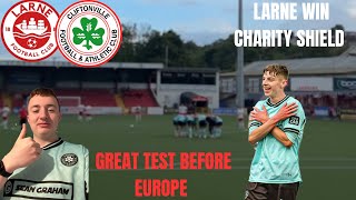 CLIFTONVILLE VS LARNE CHARITY SHIELD 2024 [upl. by Sand930]