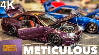 BEST ZTUNE SKYLINE EVER  164 COLLECTORS SHELFPGM NISSAN SKYLINE GTR R34 Midnight Purple [upl. by Comfort]