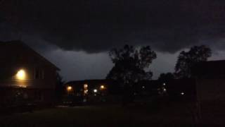 Another shelf cloud with lightningSUBSCRIBE NOT A BRIBE [upl. by Leonerd]