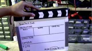 Homemade Clapper BoardFilm Slate Movie Making Tools [upl. by Fulcher354]