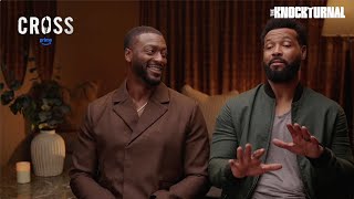 Aldis Hodge Isaiah Mustafa Ryan Eggold Eloise Mumford amp Cast Talk New Series Cross [upl. by Dlanar]