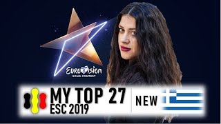 ESC 2019  My top 27 [upl. by Alarice675]