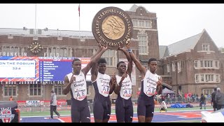 JC athletes sprint to glory taking first place in 4x100m relay at Penn Relays [upl. by Vinson]