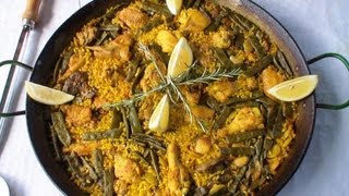 Receta Paella Valenciana la autentica receta de Valencia Loli Dominguez [upl. by Nuzzi]