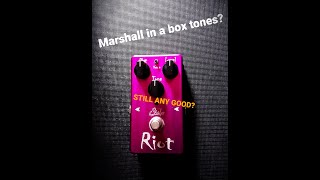 Suhr Riot Distortion pedal V1  still as good as I remember [upl. by Agarhs330]