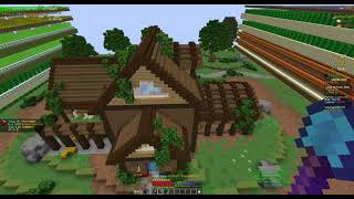 Hypixel Skyblock Cabin Barn Skin and 1st Garden lvl 12 on server [upl. by Rennie]