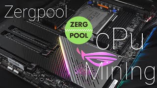 CPU MINING ZERGPOOL 100 RENTABLE  Bonus Early Coin  Nevocoin Update HIVEOS [upl. by Holladay]