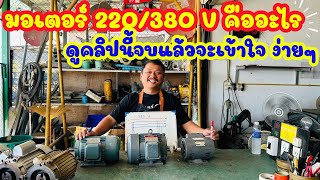 มอเตอร์ 220380 V คืออะไร [upl. by Dugaid]