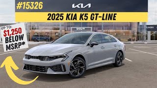 2025 Kia K5 GTLine  Wolf Gray  Tulsa Oklahoma City Dallas TX  15326 [upl. by Ymor970]