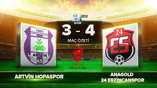 Artvin Hopaspor 34 Anagold 24 Erzincanspor  A Spor  Özet [upl. by Millard642]