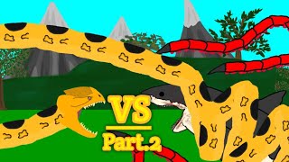 Piranhaconda vs Sharktopus Part2  AUTO RPG Anything [upl. by Dee]