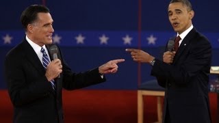 President Obama Calls Out Mitt Romney Debate Lies [upl. by Mansur]