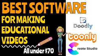 Best software for making educational videos for use in schools and businesses  All under 70 too [upl. by Ollehto]