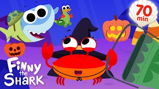 Hello My Friends  More  Kids Halloween Songs Plus Classroom Fun  Finny The Shark [upl. by Runkel]