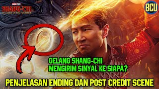 GELANG SHANG CHI MENGIRIM SINYAL KE SIAPA   PENJELASAN ENDING amp POST CREDIT SHANG CHI [upl. by Einnol58]