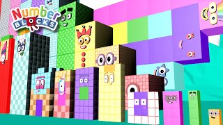 Numberblocks Step Squad NEW META 2 to 1042 VS 100 to 20000000 GIANT  LEARN TO COUNT  Biblocks 3 [upl. by Tillinger966]