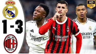 REAL MADRID VS AC MILAN 13  GOALS amp HIGHLIGHTS  2024 Champions League [upl. by Tattan]