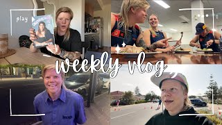 WEEKLY VLOG  footy travels triathlon event Korean BBQ pantry organisation and more 🤠 [upl. by Valera]