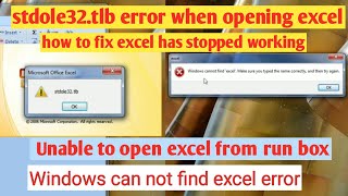 Fixing Stdole32tlb Error in MS Excel  Easy Solutions 🔧📊 [upl. by Beckerman841]