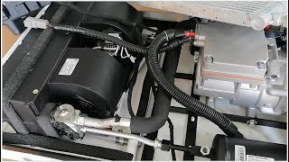 12 V DC air conditioner repair Kalori Electrik DC compressor change compact air conditioner [upl. by Ahteral]