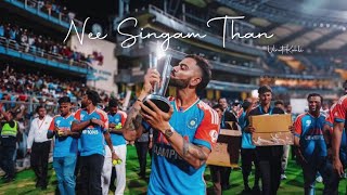 Nee Singam Than  Virat Kohli Whatsapp Status Tamil  Special Mashup 🛐❤️ [upl. by Aihtyc38]