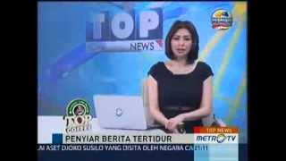 Lucunya Presenter TV Tertidur Sewaktu Siaran [upl. by Shute]