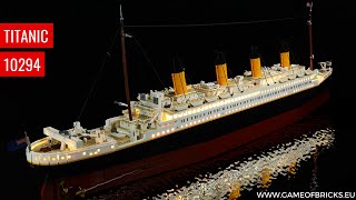 LEGO Titanic 10294 Light Kit Classic Version [upl. by Fredette]