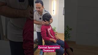 Cervical Spondylitis Treatment Session In India by Drmushtaque 🇮🇳 chiroprectic spasms sciatica [upl. by Assirod581]