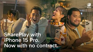 SharePlay the day away on iPhone 15 Pro now with no contract at Maxis [upl. by Rip]