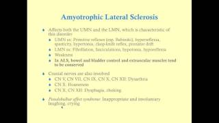 Amyotrophic Lateral Sclerosis ALS  CRASH Medical Review Series [upl. by Aissirac]