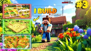 I BUILD ALL BASIC FORM ⚒️ EPISODE 3 MINECRAFT SURVIVAL SERIES ❤️‍🔥 Hindi [upl. by Mosenthal]