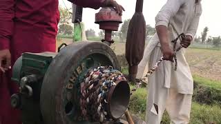 Petter Diesels Engine Staring Up Village Life Agriculture System in Dasi Engine dehatdamunda [upl. by Idorb]