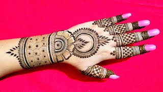 mehndi designs  mendini design  cone designs  mehandi design  mehdi ka dizain  madhi ke design [upl. by Anaitit]