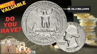 WASHINGTON QUARTER DOLLAR BIG WORTH  RARE AND MOST VALUABLE QUARTER DOLLAR OF USA ALL TIME [upl. by Capone]