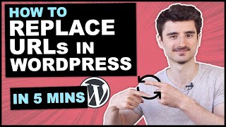 How to replace URLs in WordPress in 5 mins also in Database [upl. by Vasili]