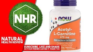 Now Foods Acetyl L Carnitine 475 mg 100 Veg Capsules [upl. by Ahs]