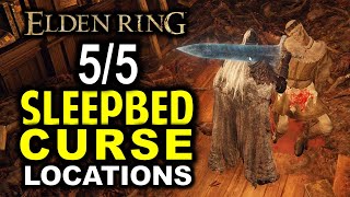 All 5 Seedbed Curse Locations  Part of Dung Eater Quest  Elden Ring [upl. by Aeret523]