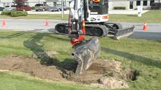 Rototilt on Bobcat miniexcavators [upl. by Aimerej]