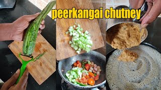 ருசியான பீர்க்கங்காய் சட்னி  peerkangai chutney in tamil  peerkangai chutney recipes shorts [upl. by Ajit]